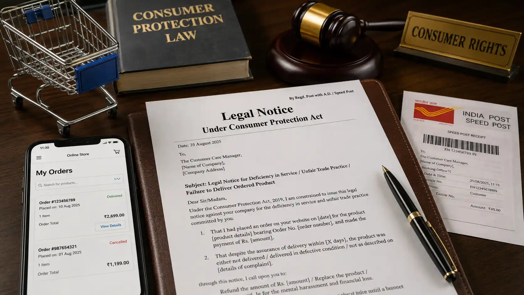 Consumer Court Legal Notice Format E-Daakhil