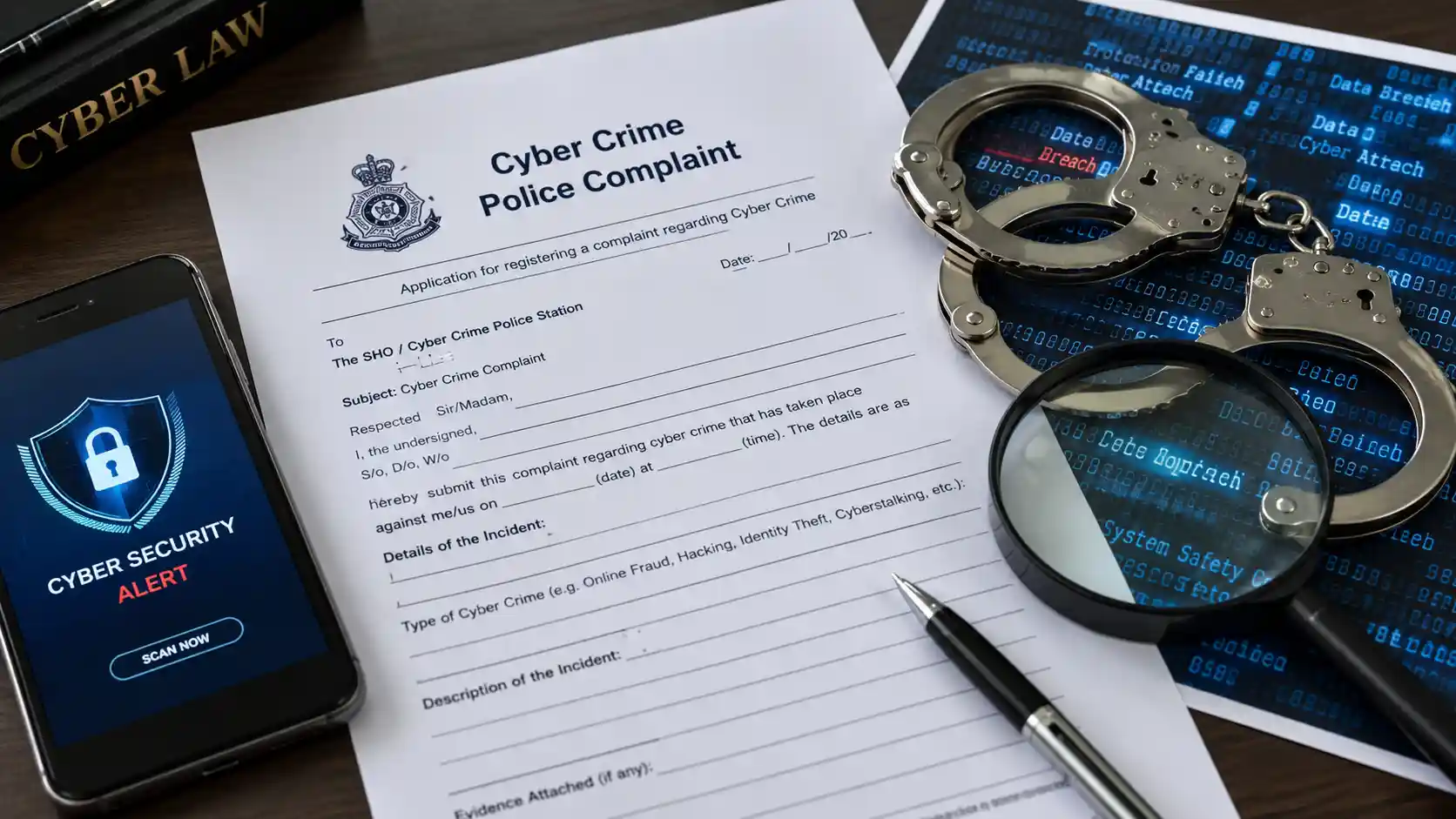 Cyber Crime Online Fraud Police Complaint Application Format
